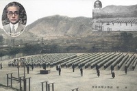 동덕고등여학교 조회와 조동식 선생님을 넣은 그림엽서 (AI 흑백사진 컬러 복원) 